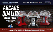 Tablet Screenshot of bubblehockey.com